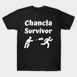 Chancla Survivor funny T-Shirt